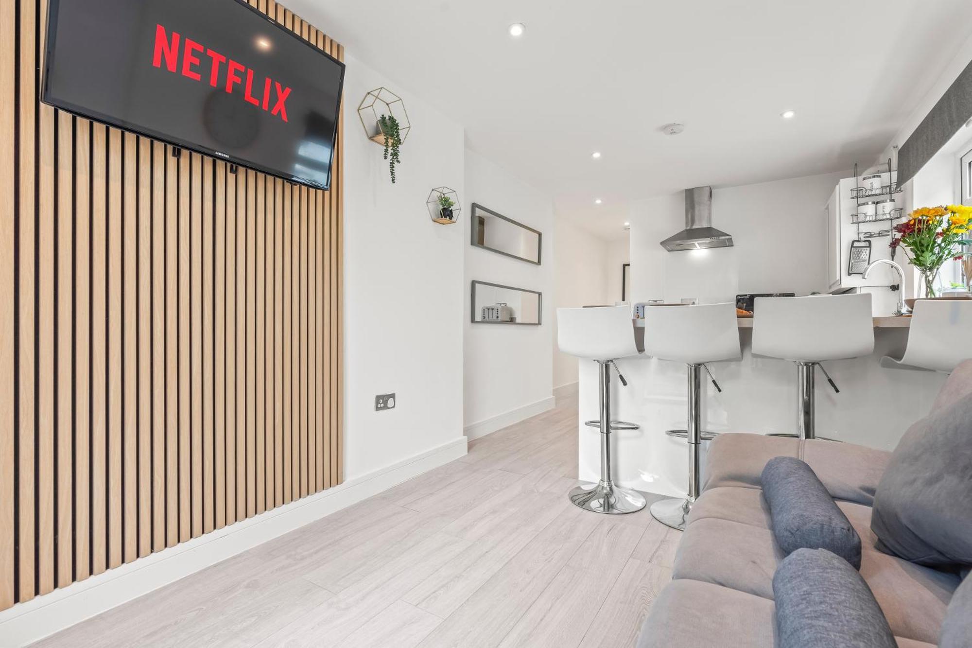 Stylish Gem On Mill Road With Fire Pit, Games And Table Tennis Apartemen Cambridge (Cambridgeshire)